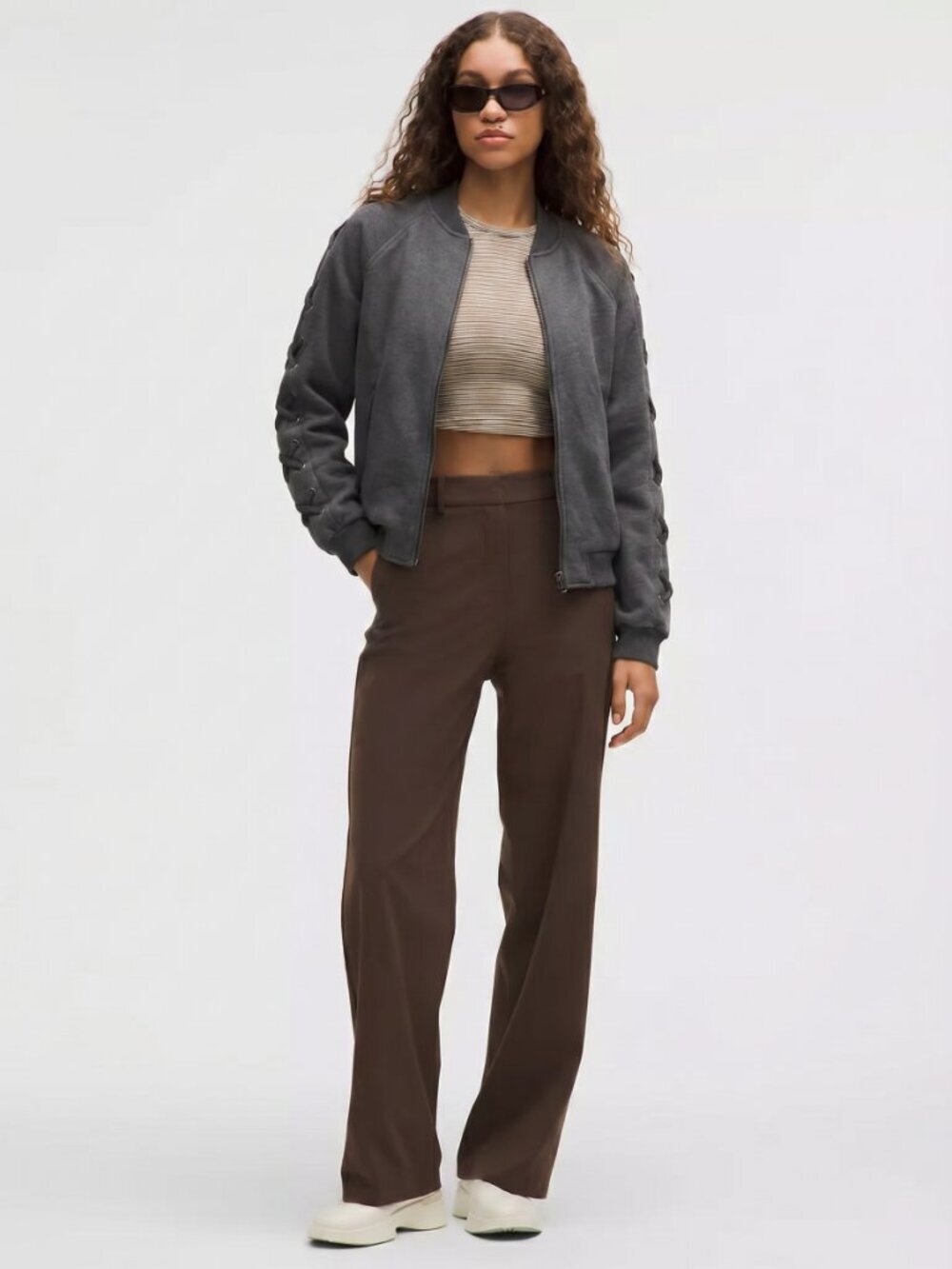 Ladies Max Jeans Zip-Up Sweater
